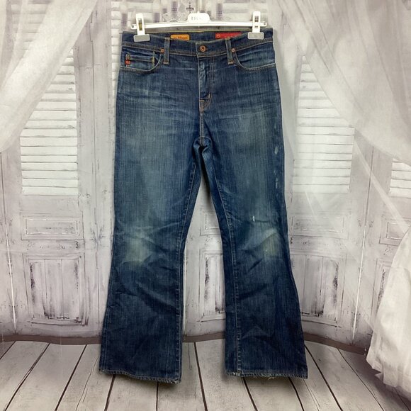 AG Adriano Goldschmied Fillmore Boot Cut Blue Jean 32R - Picture 2 of 11